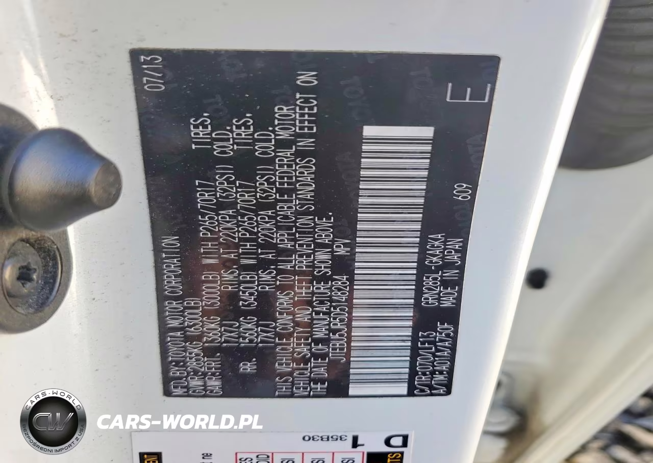 2013 Toyota 4Runner Sr5 VIN:JTEBU5JR5D5148284 - 12