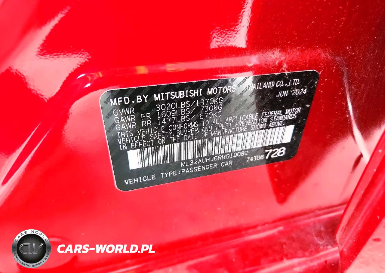 2024 Mitsubishi Mirage Es VIN:ML32AUHJ6RH019082 - 13