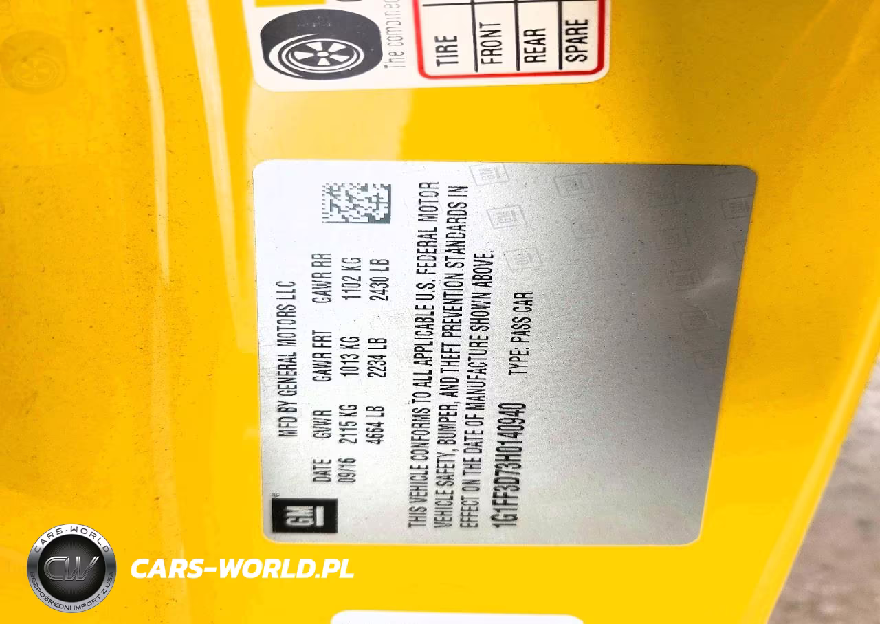 2017 Chevrolet Camaro Ss VIN:1G1FF3D73H0140940 - 12