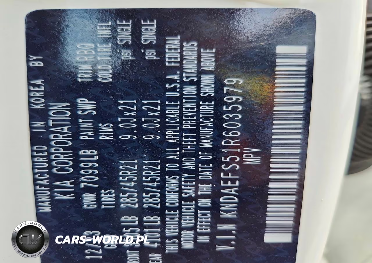2024 Kia Ev9 Gt Line VIN:KNDAEFS51R6035979 - 13