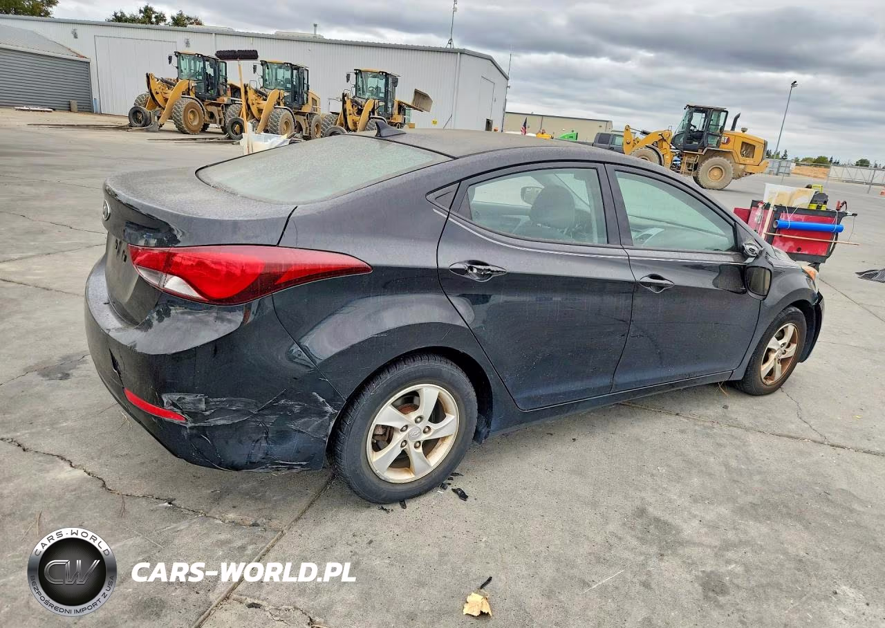 2014 Hyundai Elantra Se VIN:5NPDH4AE3EH537337 - 3