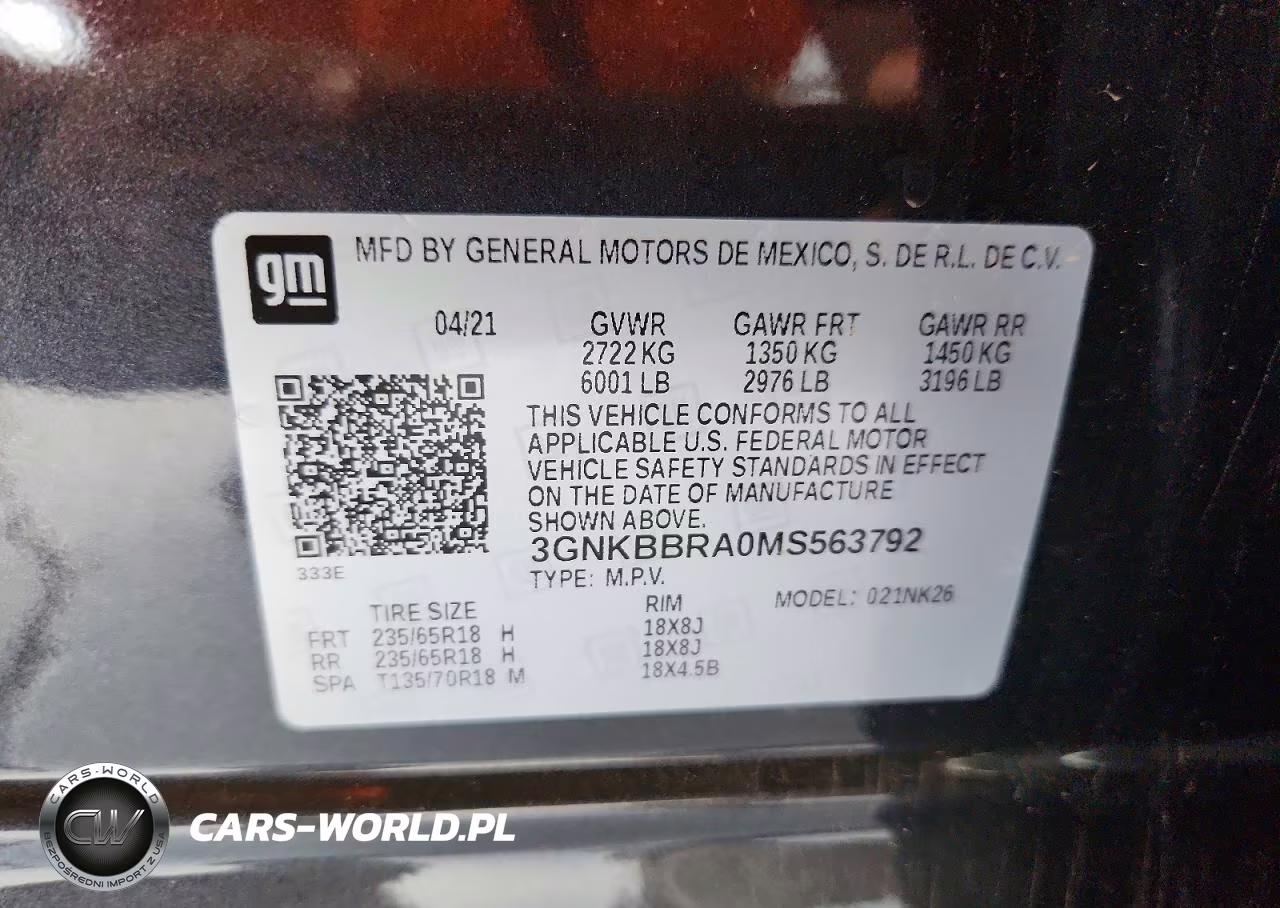 2021 Chevrolet Blazer 1Lt VIN:3GNKBBRA0MS563792 - 13