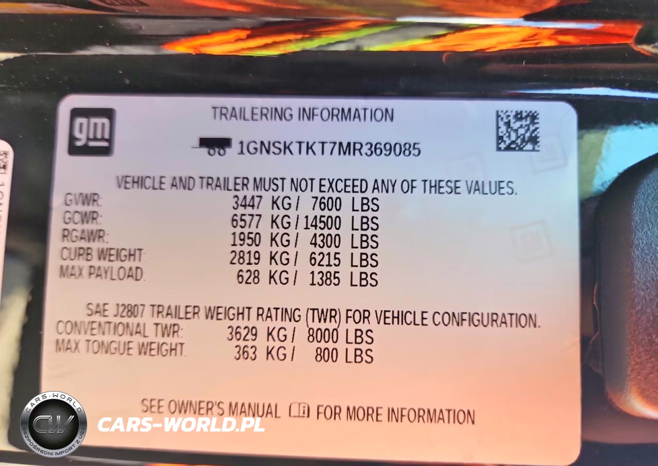 2021 Chevrolet Tahoe K1500 High Country VIN:1GNSKTKT7MR369085 - 13