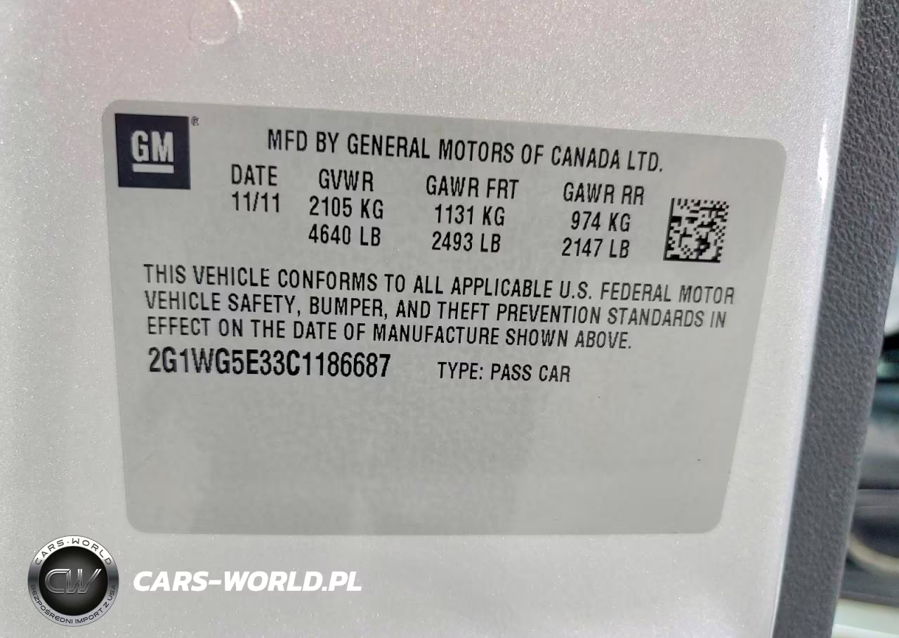 2012 Chevrolet Impala Lt VIN:2G1WG5E33C1186687 - 12