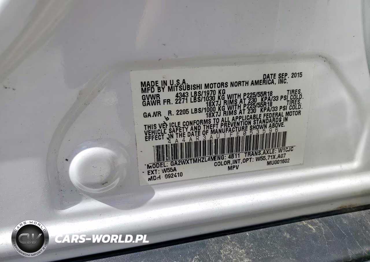 2015 Mits Outlander VIN:4A4AR3AU1FE053596 - 13
