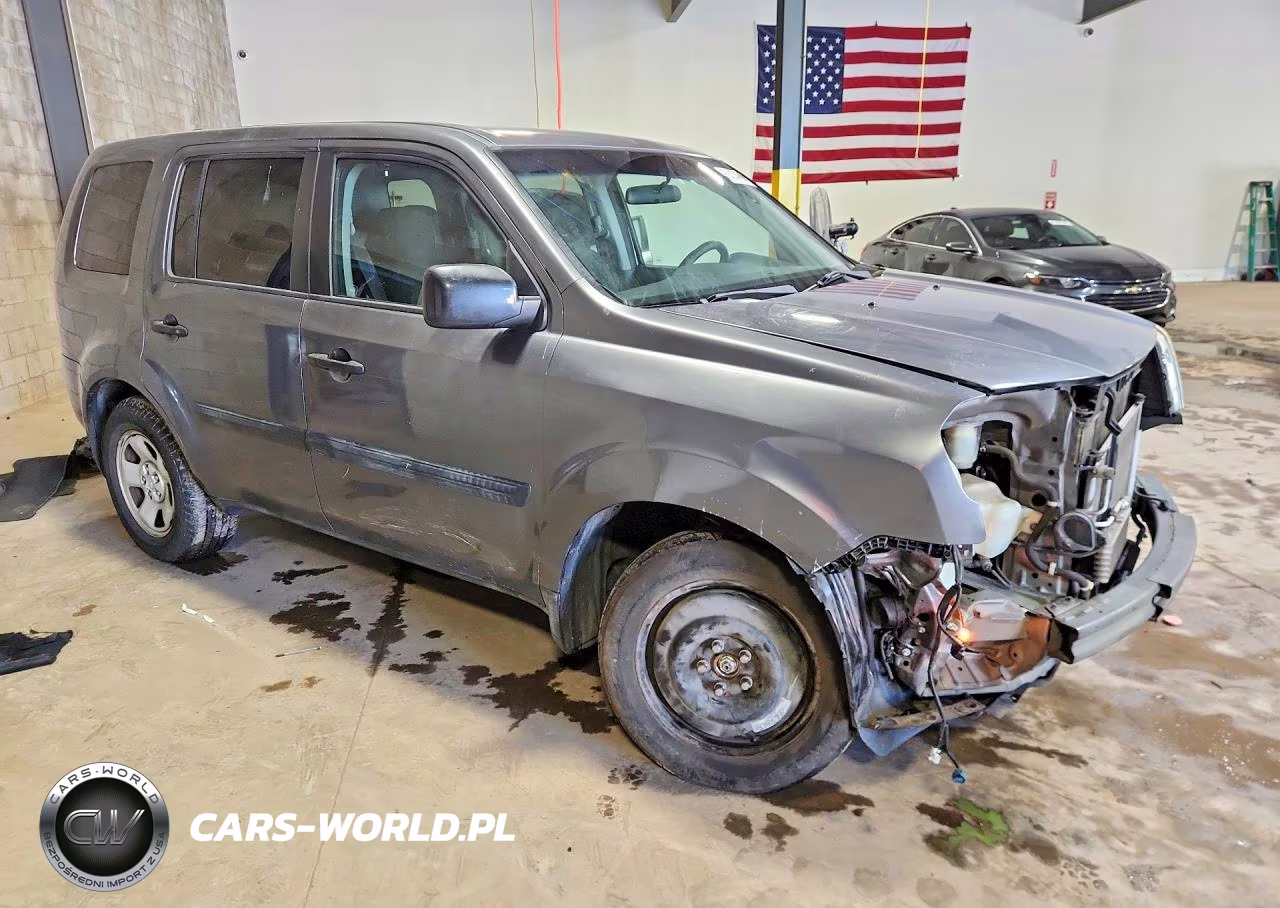 2011 Honda Pilot Lx VIN:5FNYF4H23BB031438 - 4