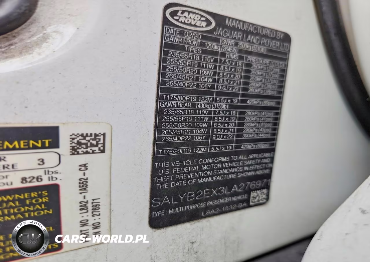 2020 Land Rover Range Rover Velar S VIN:SALYB2EX3LA276971 - 12