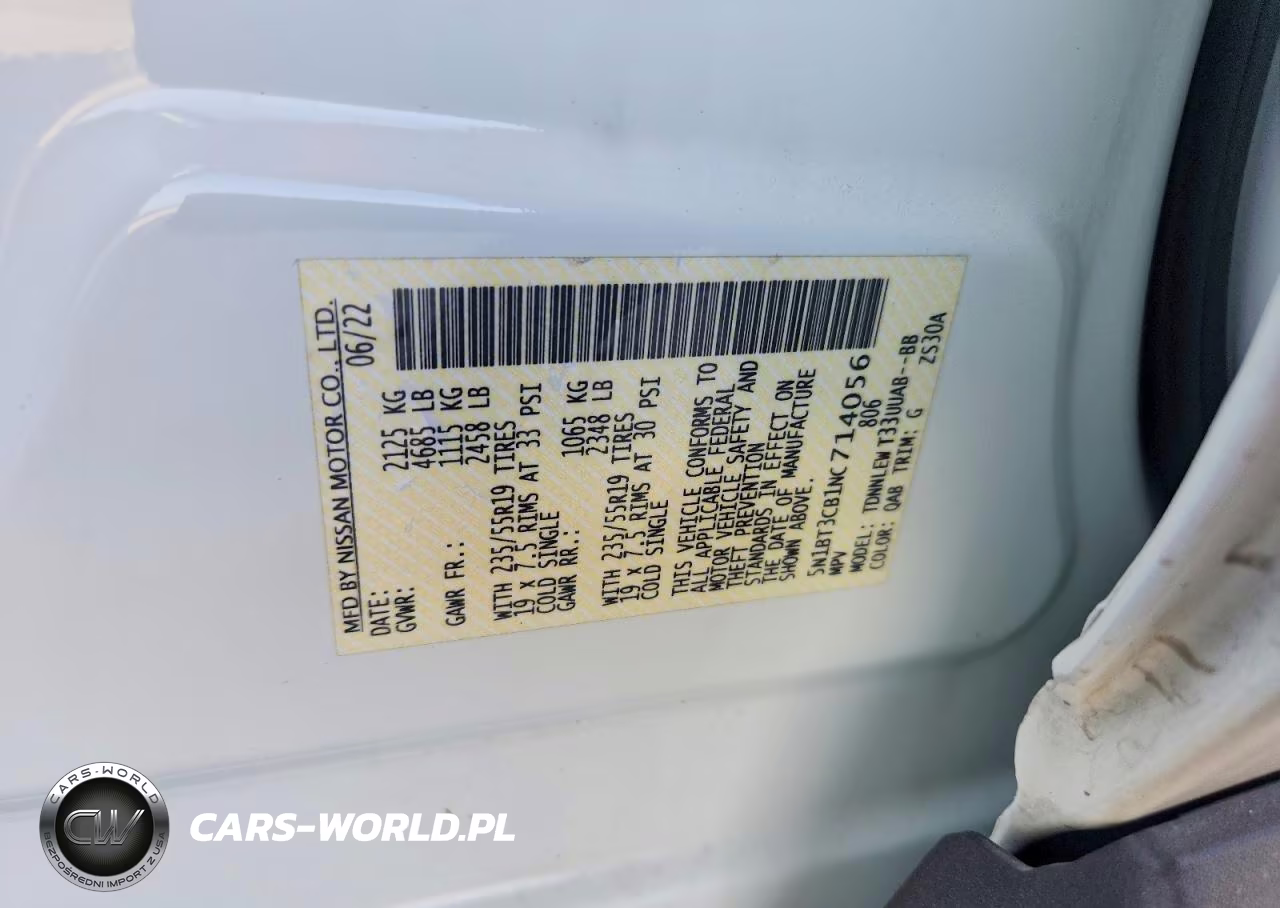 2022 Nissan Rogue Sl VIN:5N1BT3CB1NC714056 - 13