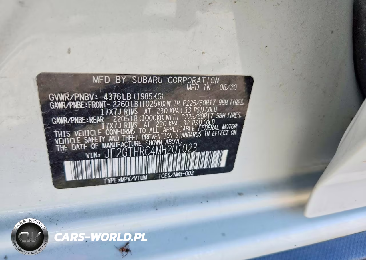 2021 Subaru Crosstrek Sport VIN:JF2GTHRC4MH201023 - 14