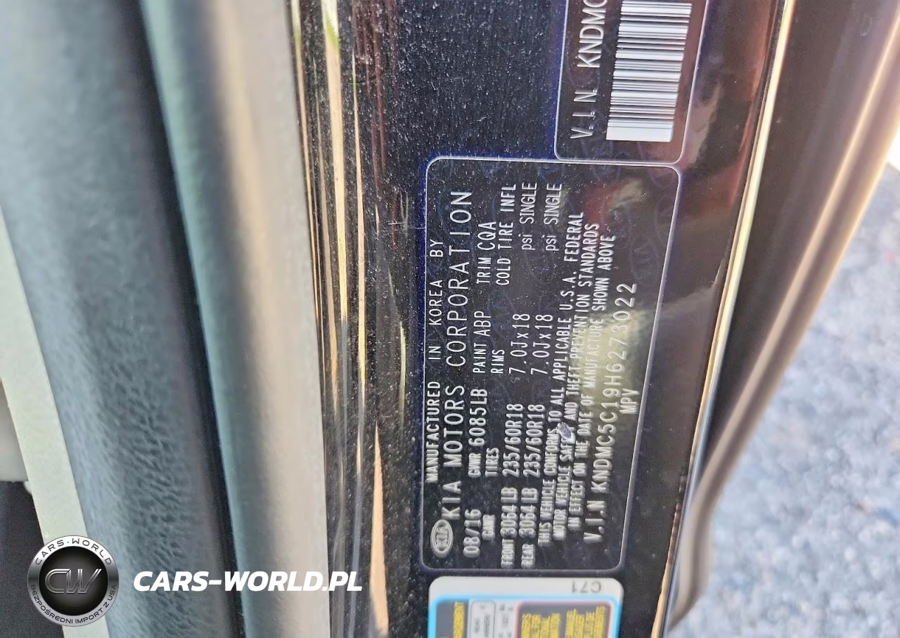 2017 Kia Sedona Ex VIN:KNDMC5C19H6273022 - 14