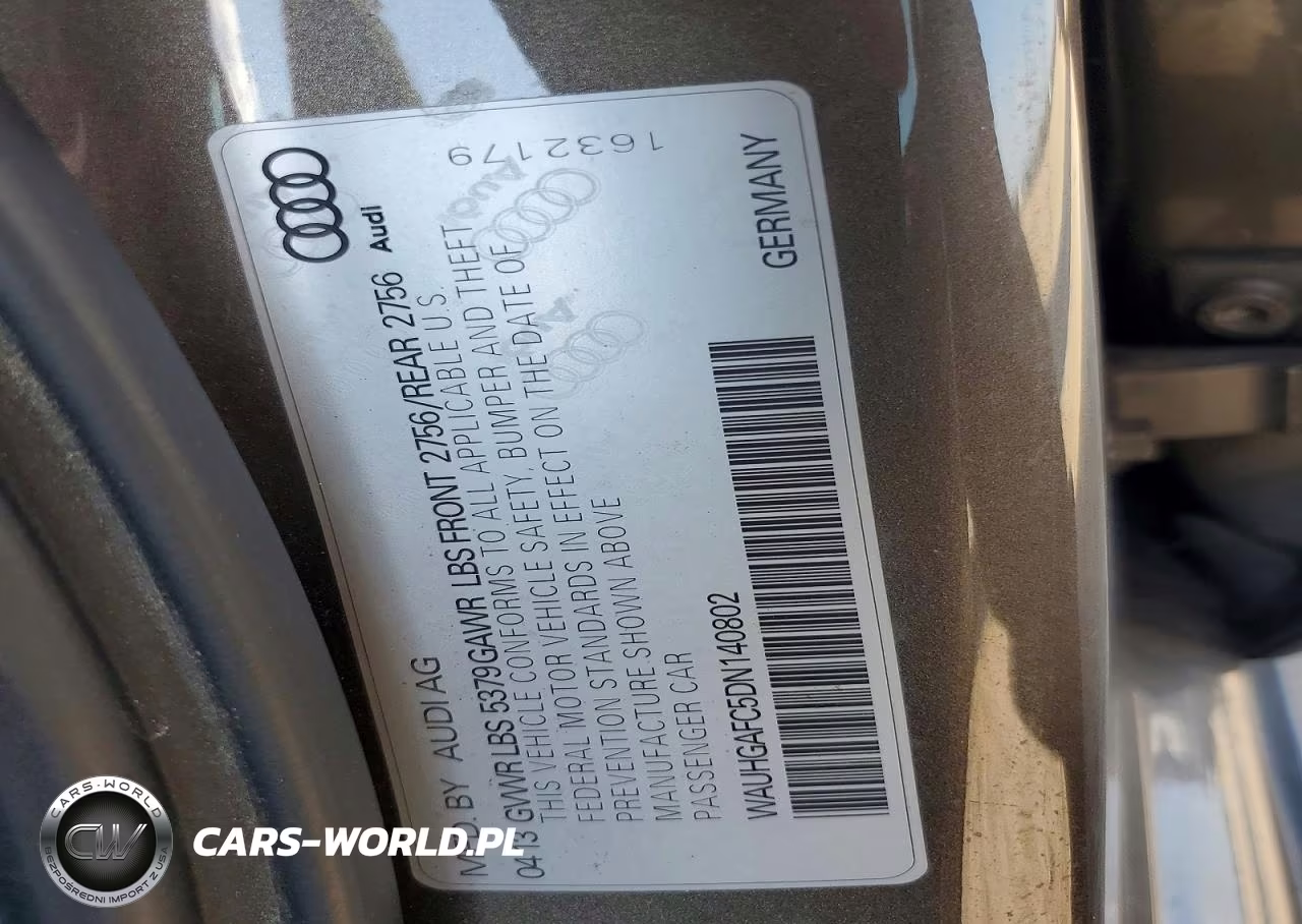 2013 Audi A6 Prestige VIN:WAUHGAFC5DN140802 - 13
