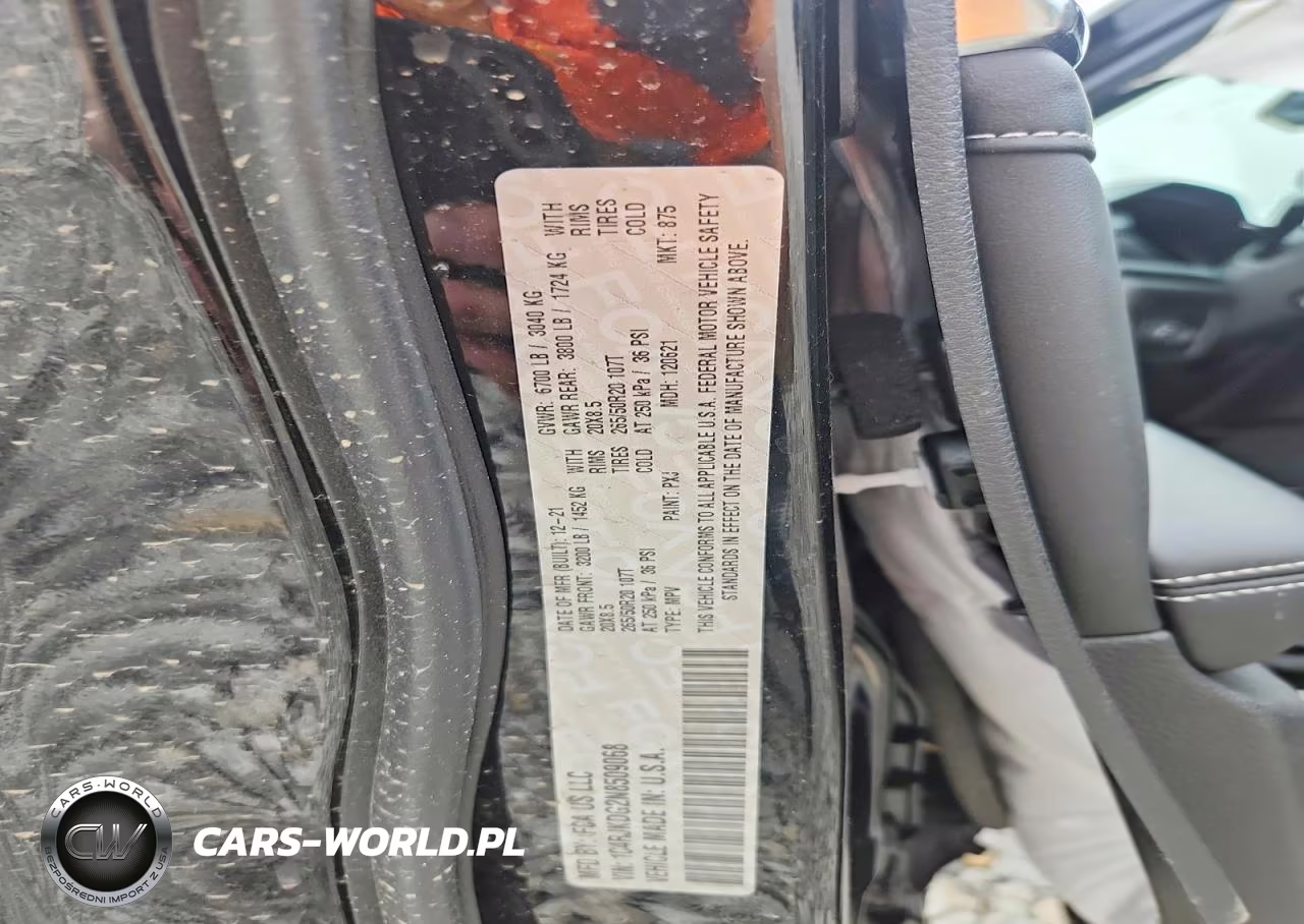 2022 Jeep Grand Cherokee L Overland VIN:1C4RJKDG2N8509068 - 13