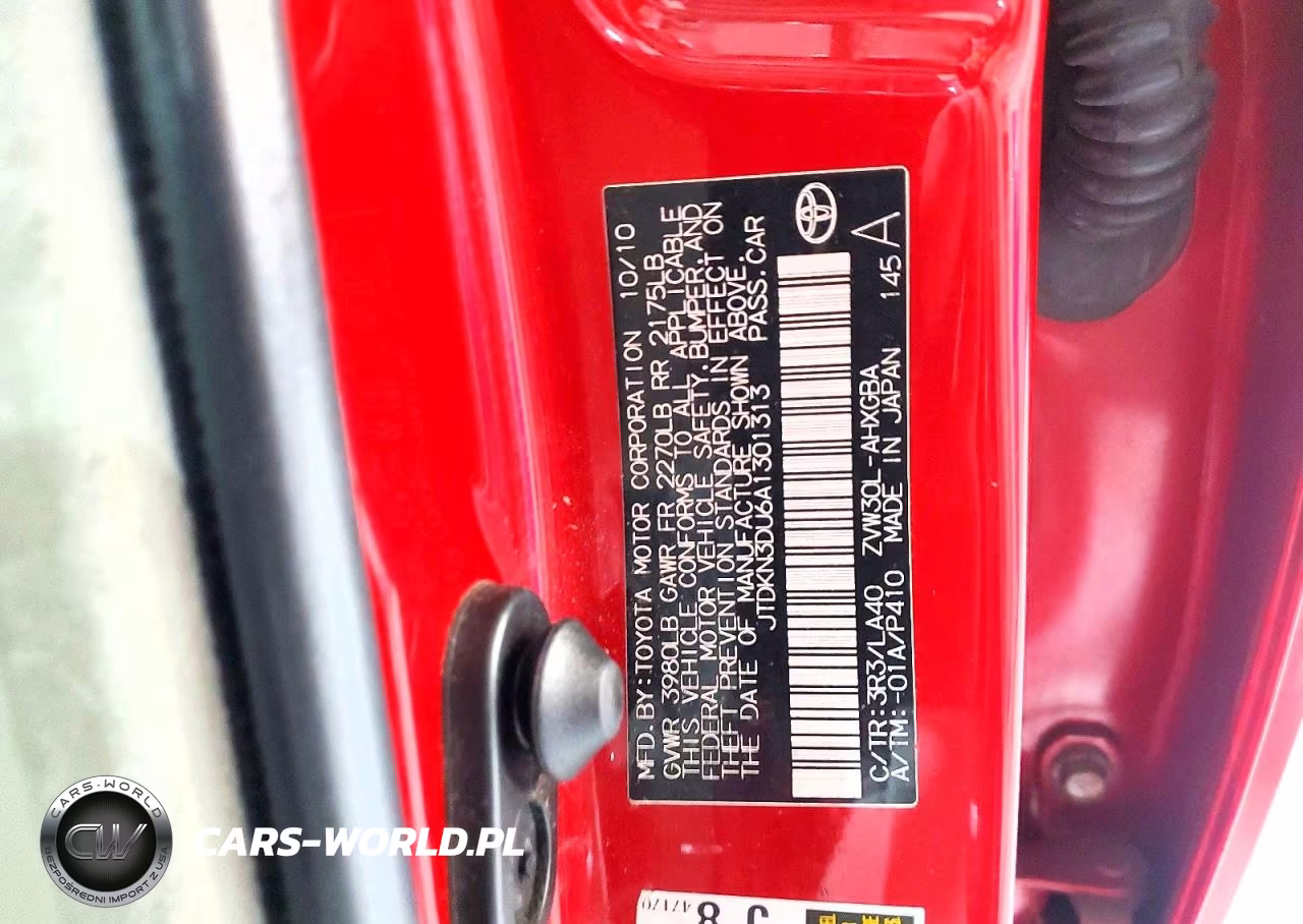 TOYOTA PRIUS VIN:JTDKN3DU6A1301313 - 12