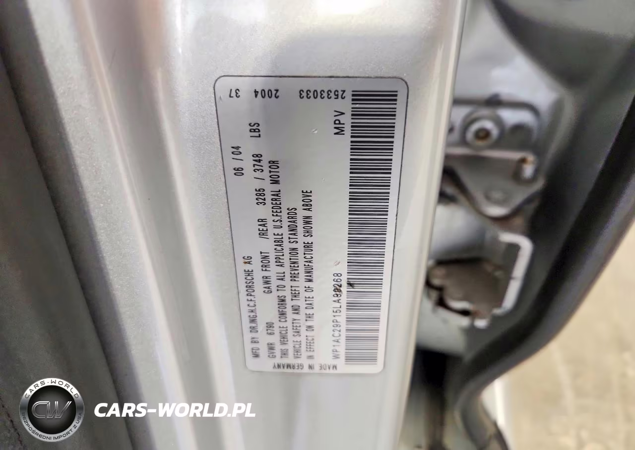 2005 Porsche Cayenne Turbo VIN:WP1AC29P15LA90268 - 13