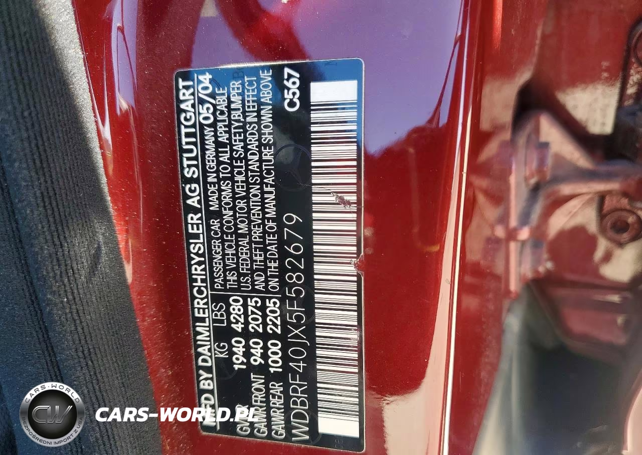 2005 Mercedes-Benz C 230K Sport Sedan VIN:WDBRF40JX5F582679 - 13