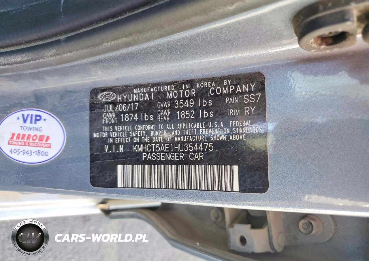 2017 Hyundai Accent Se VIN:KMHCT5AE1HU354475 - 13