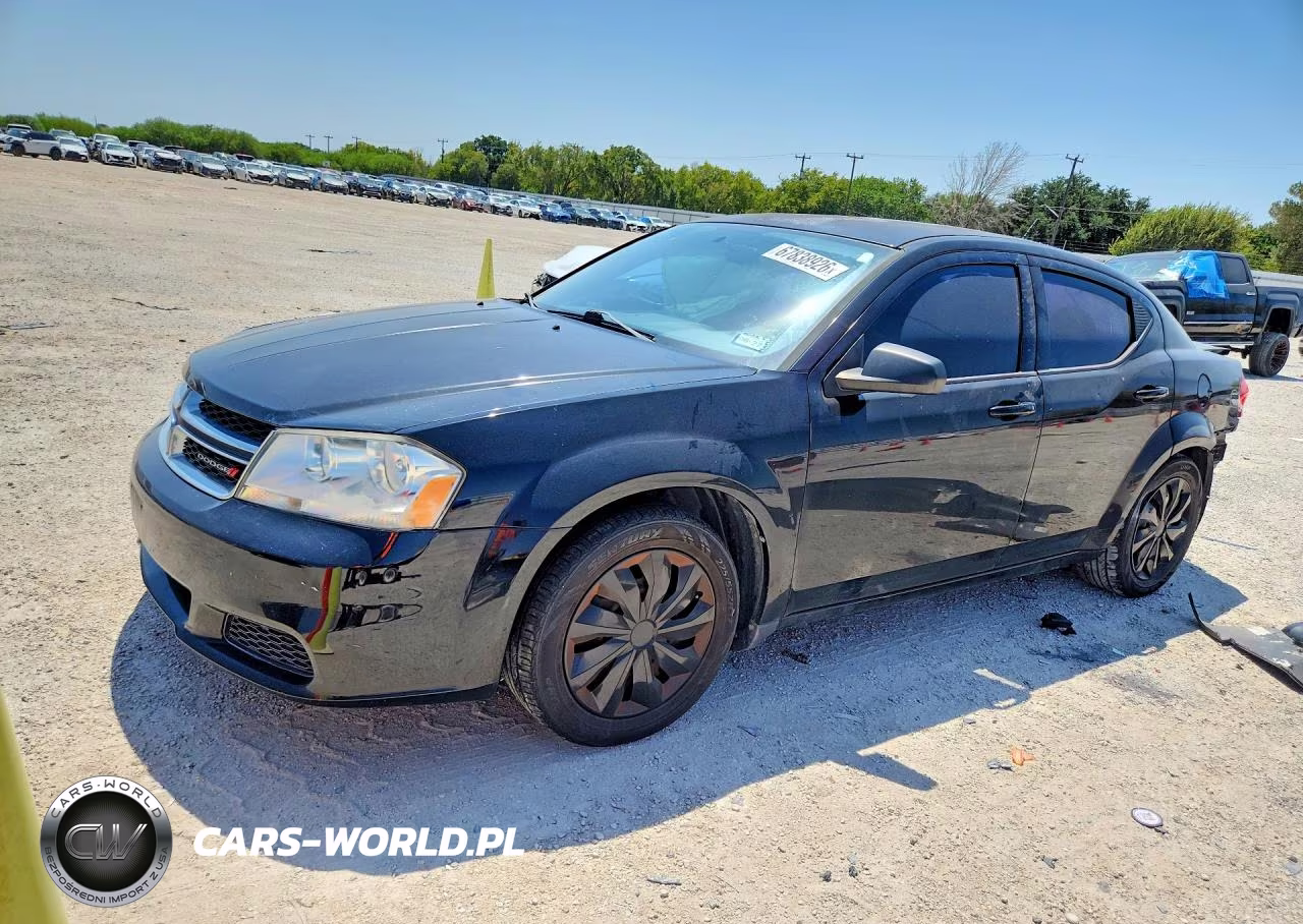 2013 Dodge Avenger Se VIN:1C3CDZAB1DN722791 - 1