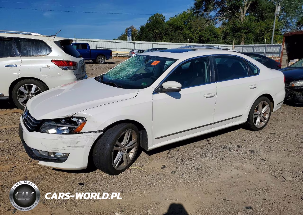 2013 Volkswagen Passat Sel VIN:1VWCN7A35DC045632 - 1