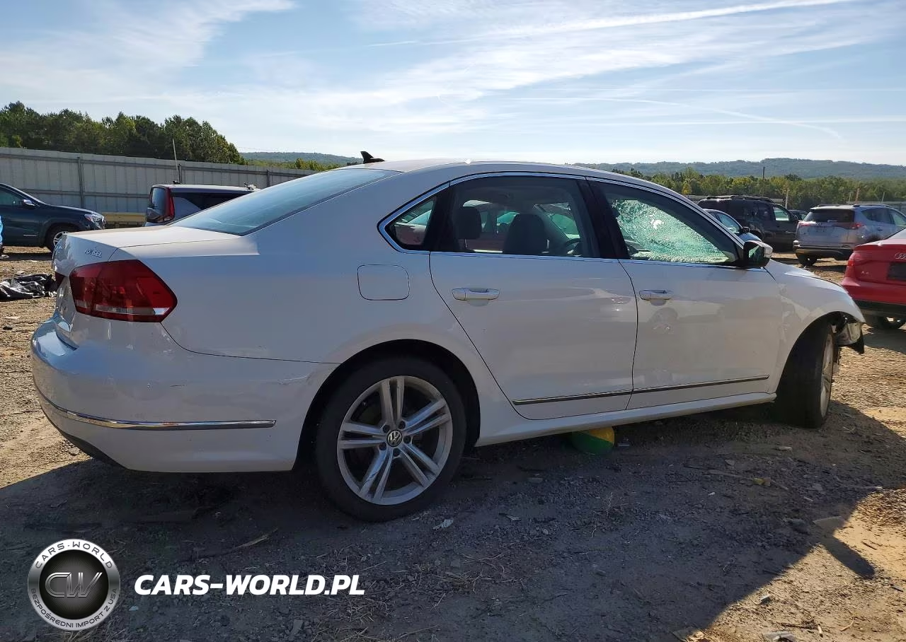 2013 Volkswagen Passat Sel VIN:1VWCN7A35DC045632 - 3