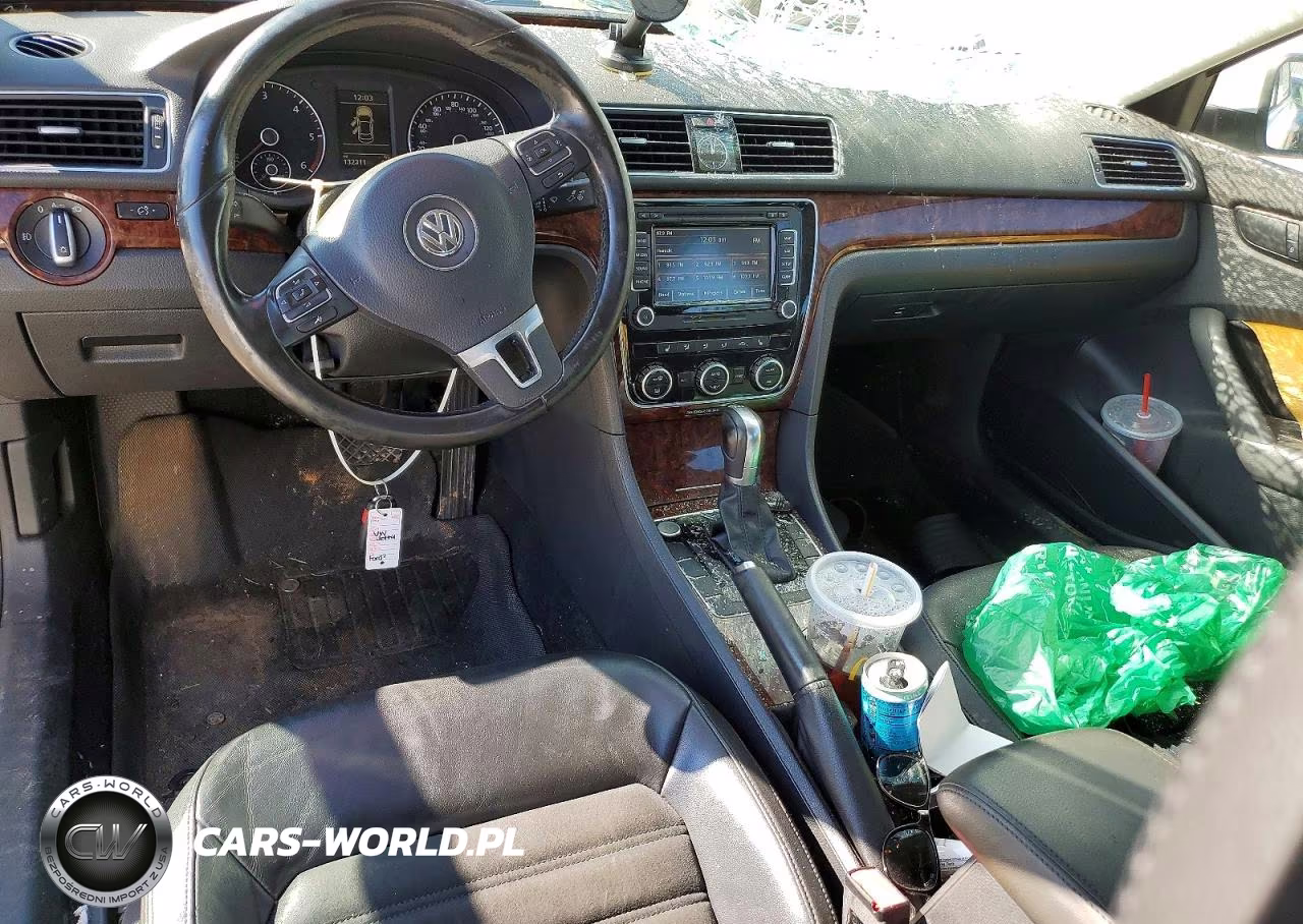 2013 Volkswagen Passat Sel VIN:1VWCN7A35DC045632 - 8