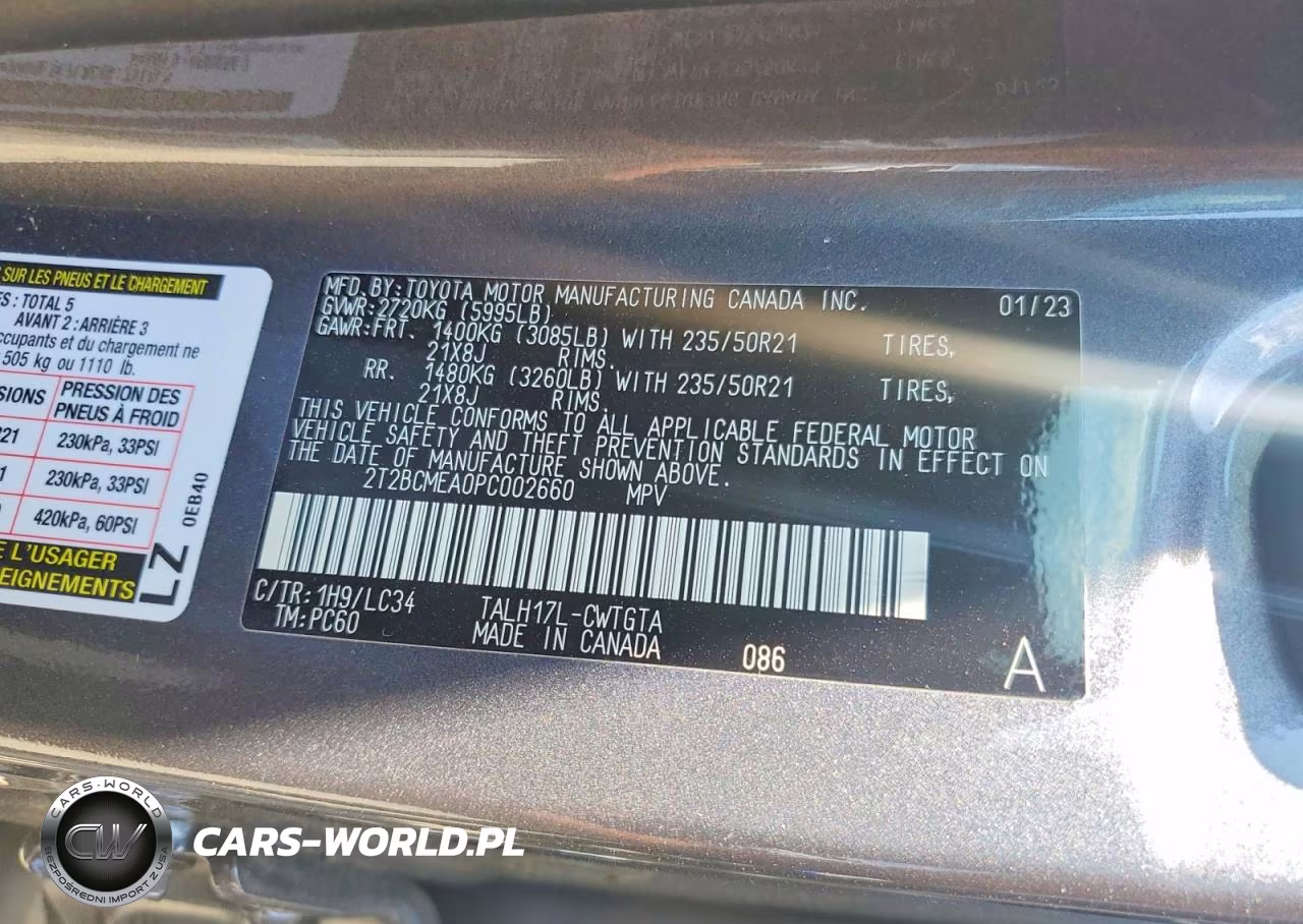 2023 Lexus Rx 500H F Sport VIN:2T2BCMEA0PC002660 - 13