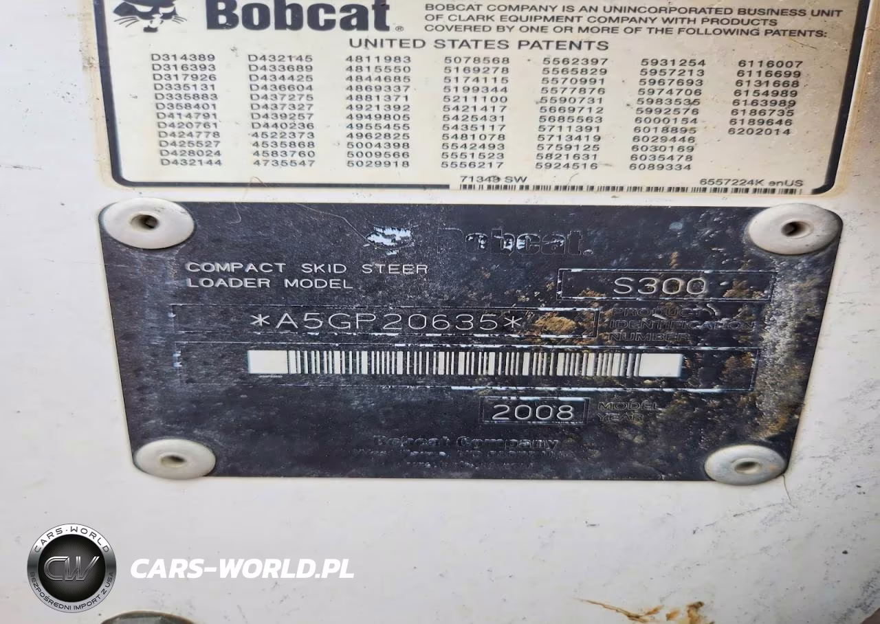 2008 Bobcat S300 - Skid Steer Loader VIN:A5GP20635 - 10
