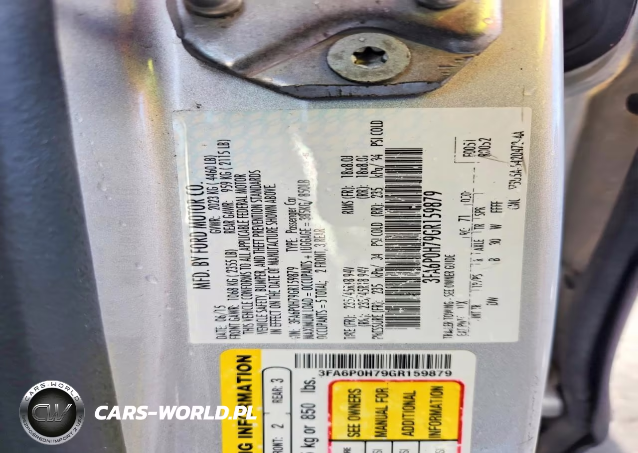 2016 Ford Fusion Se VIN:3FA6P0H79GR159879 - 12