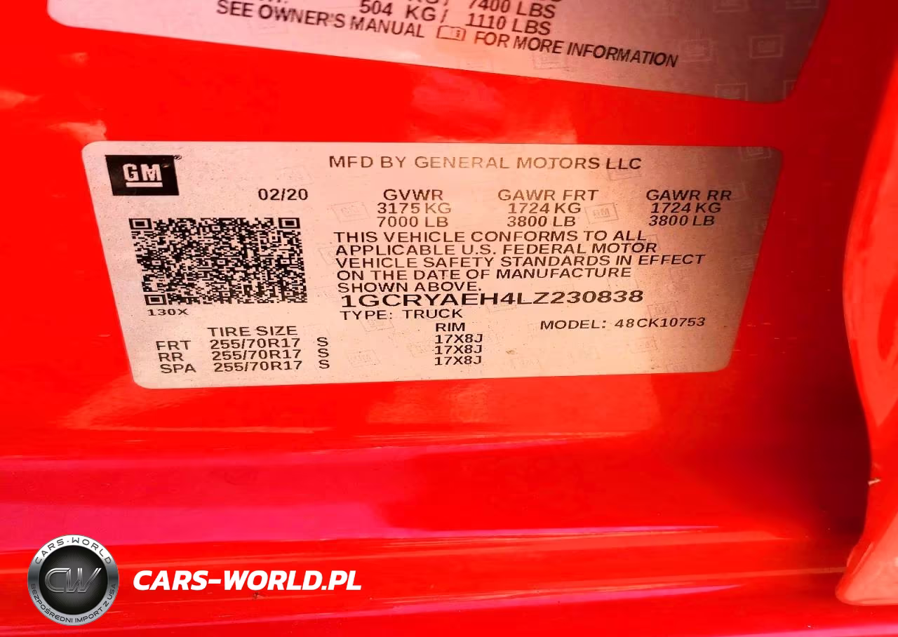 2020 Chevrolet Silverado K1500 VIN:1GCRYAEH4LZ230838 - 13