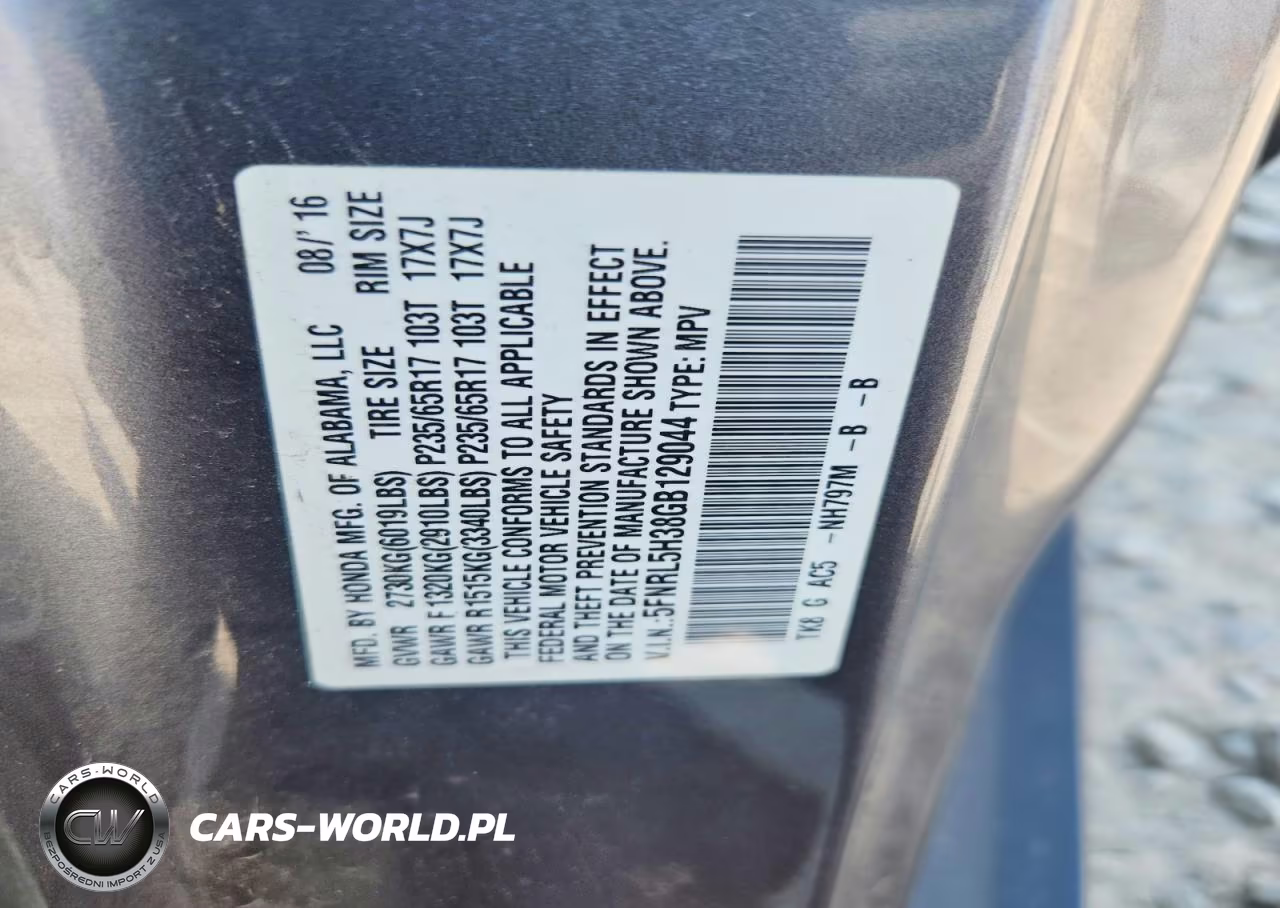 2016 Honda Odyssey Se VIN:5FNRL5H38GB129044 - 13