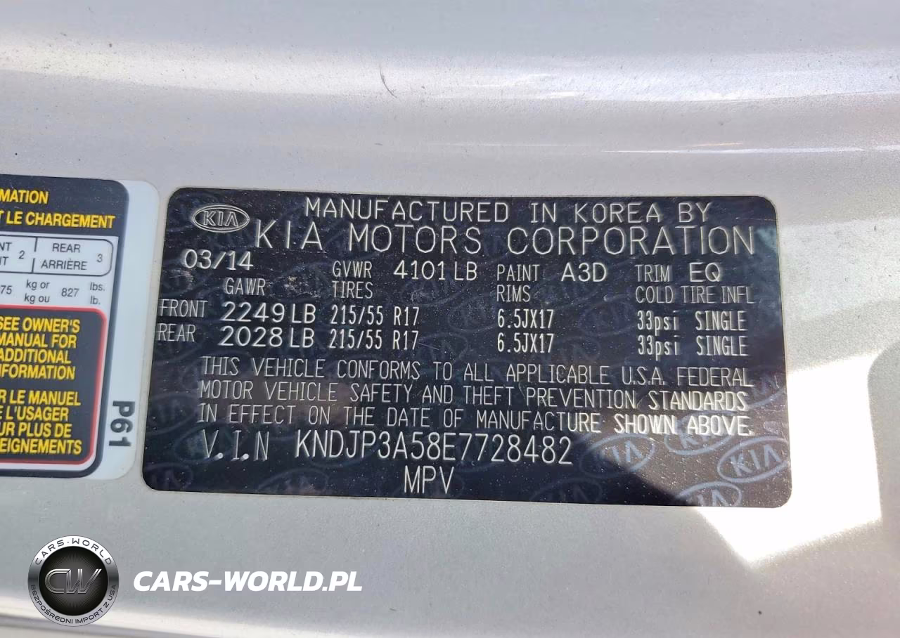 2014 Kia Soul + VIN:KNDJP3A58E7728482 - 12