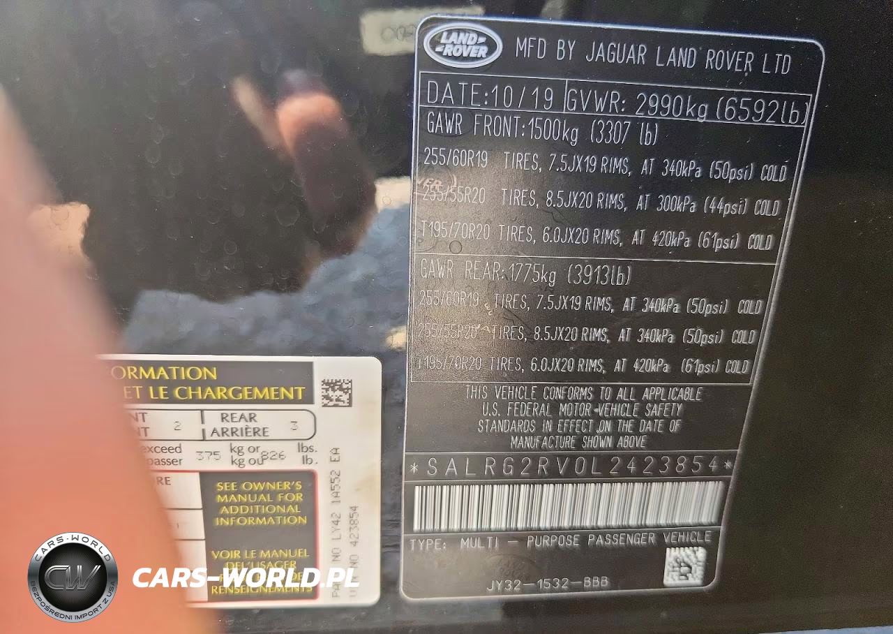 2020 Land Rover Discovery Se VIN:SALRG2RV0L2423854 - 14