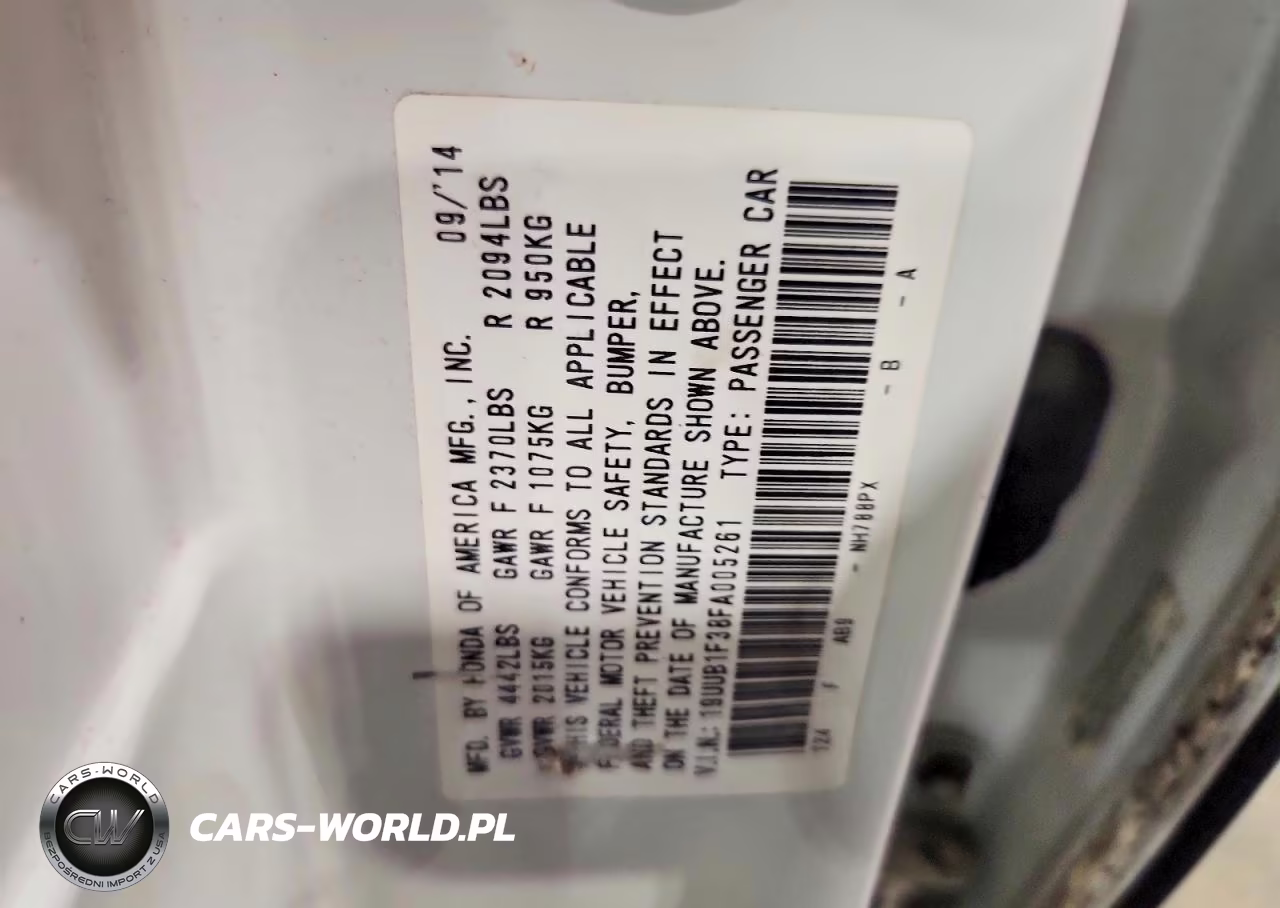 2015 Acura Tlx VIN:19UUB1F38FA005261 - 12