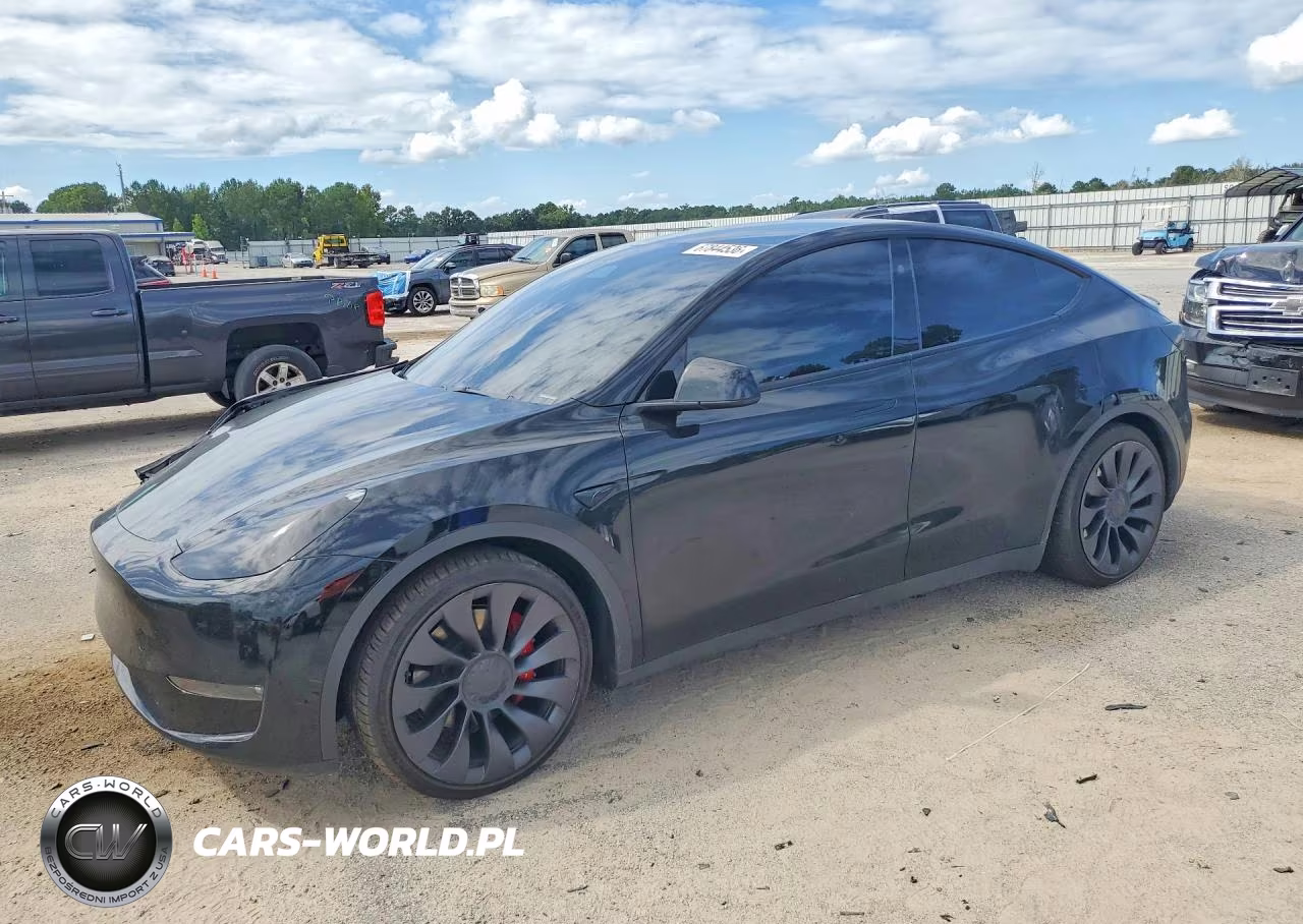 2023 Tesla Model Y VIN:7SAYGDEF6PF911421 - 1