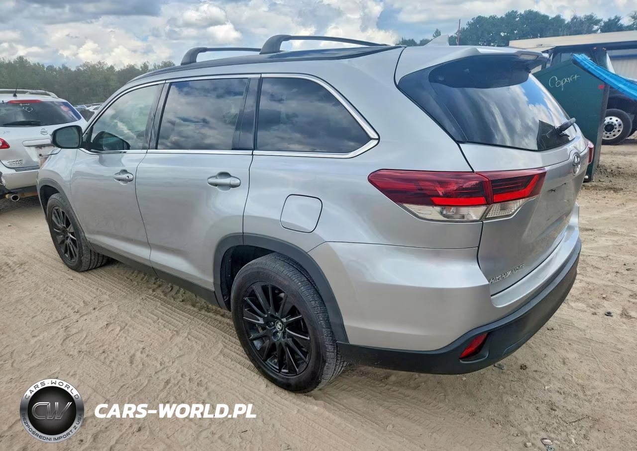 2019 Toyota Highlander Se VIN:5TDKZRFH3KS340226 - 2