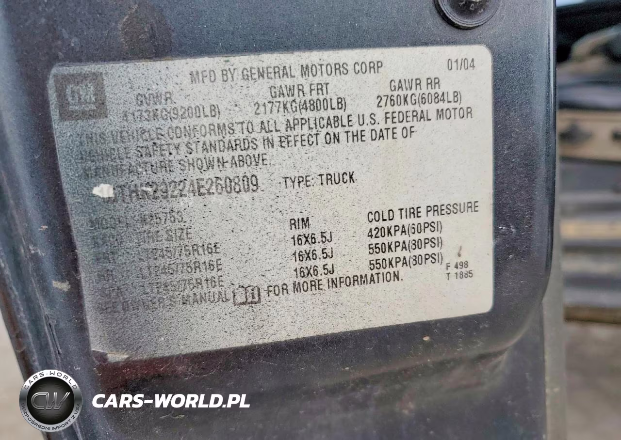 2004 GMC Sierra K2500 Heavy Duty VIN:1GTHK29224E260809 - 13