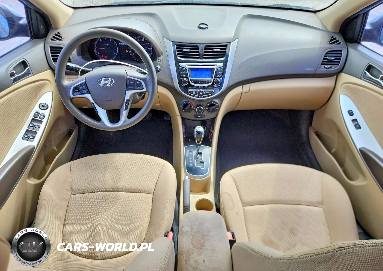 2013 Hyundai Accent Gls VIN:KMHCU4AE0DU475905 - 8