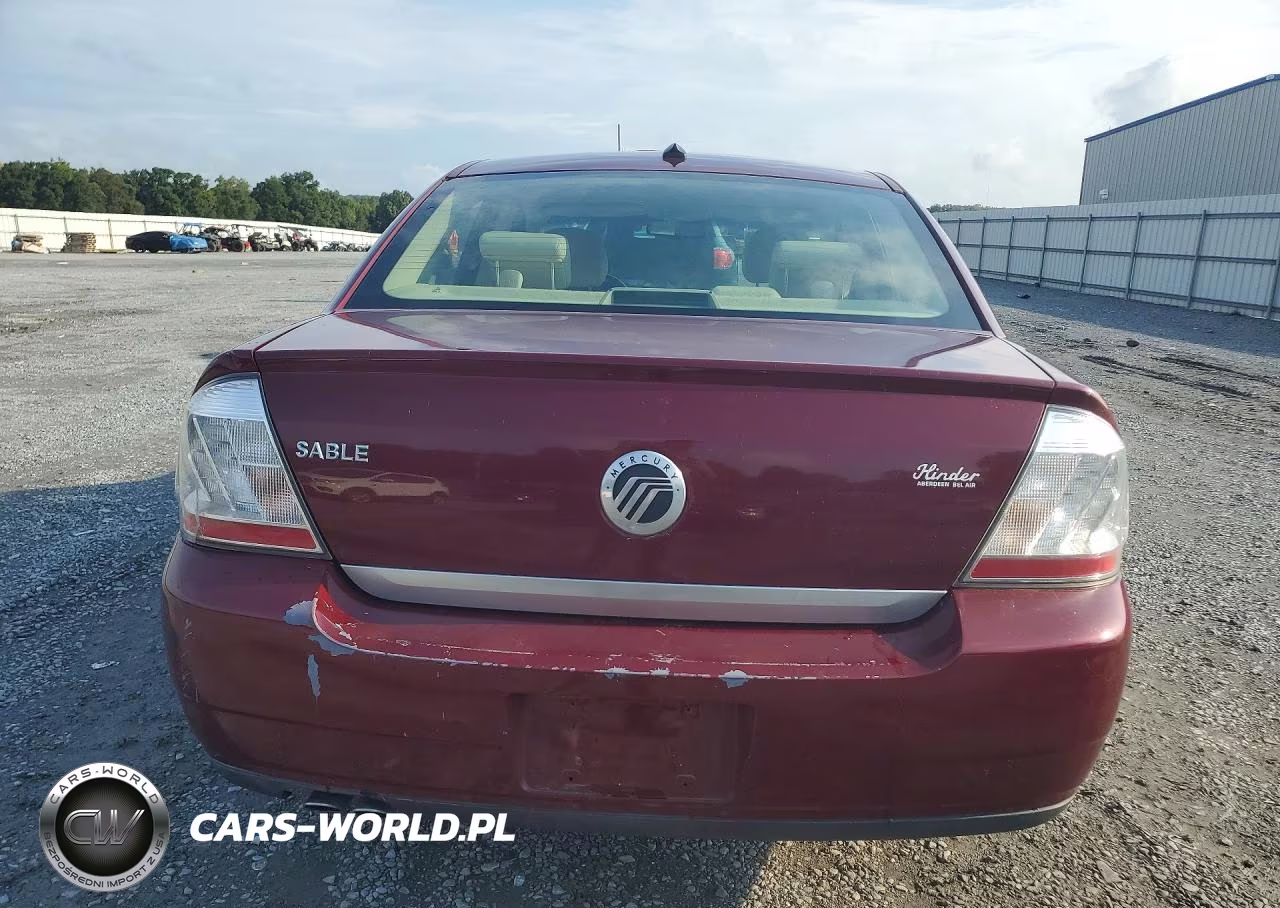 2008 Mercury Sable Luxury VIN:1MEHM40W08G620013 - 6