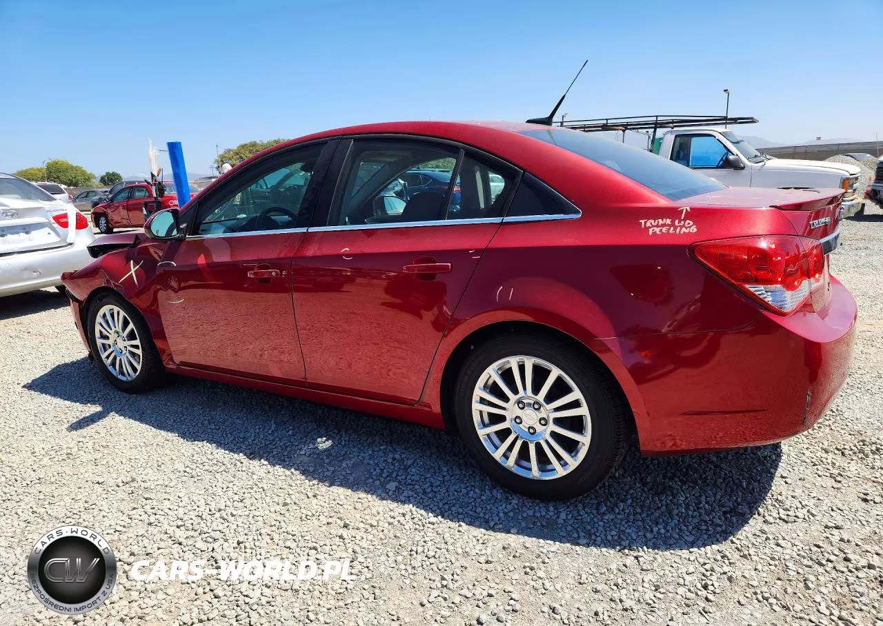 2012 Chevrolet Cruze Eco VIN:1G1PJ5SCXC7387189 - 2