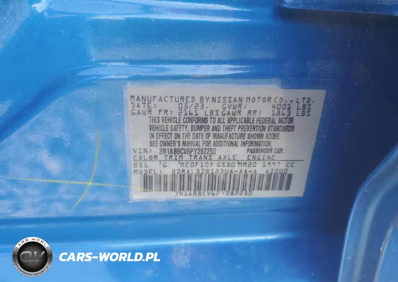2023 Nissan Sentra Sv VIN:3N1AB8CV6PY282250 - 12