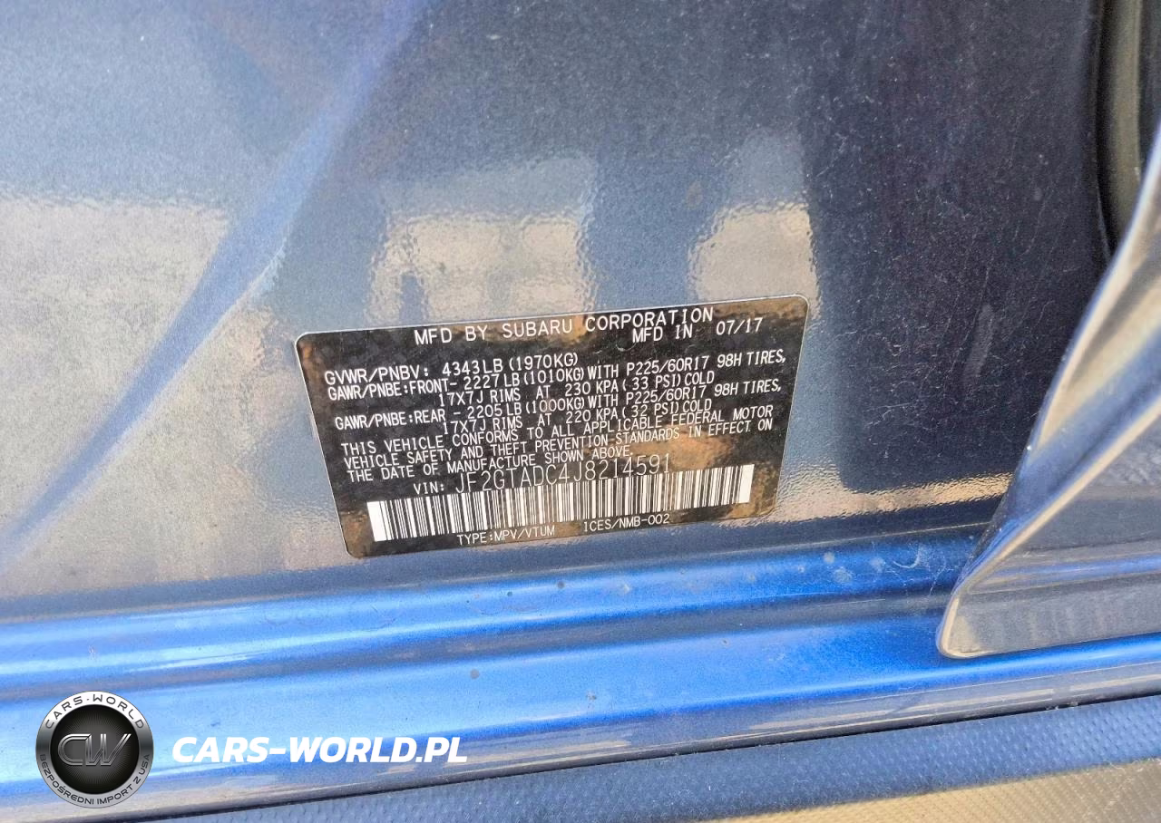 2018 Subaru Crosstrek Premium VIN:JF2GTADC4J8214591 - 5