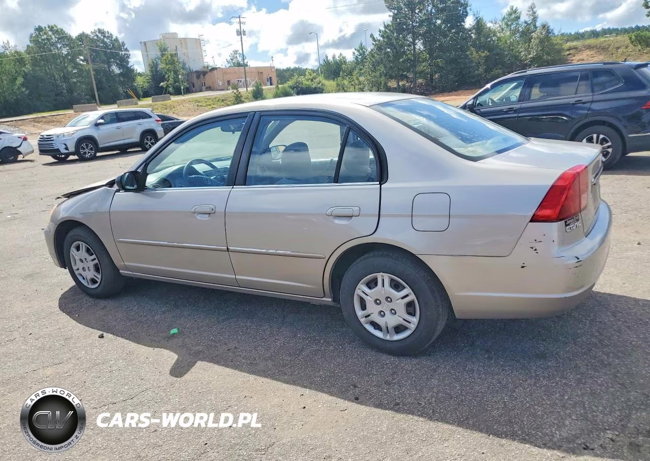 2002 Honda Civic Lx VIN:1HGES165X2L027153 - 2