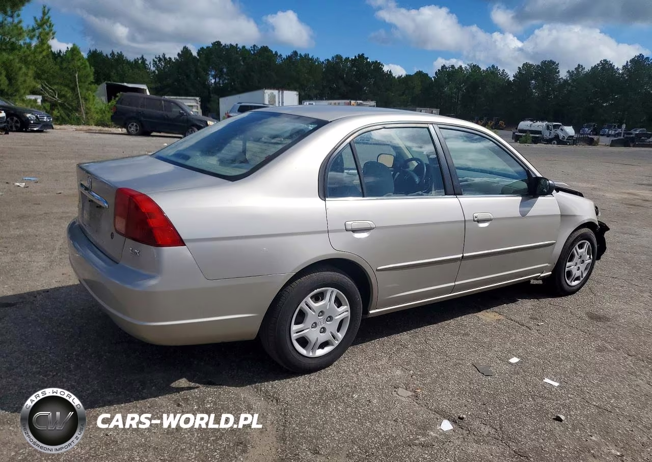 2002 Honda Civic Lx VIN:1HGES165X2L027153 - 3