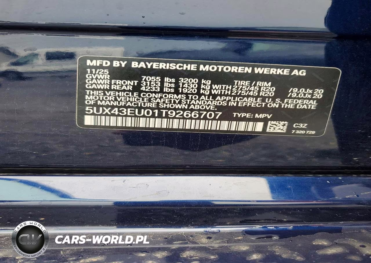 2026 BMW X5 xDrive50E VIN:5UX43EU01T9266707 - 14