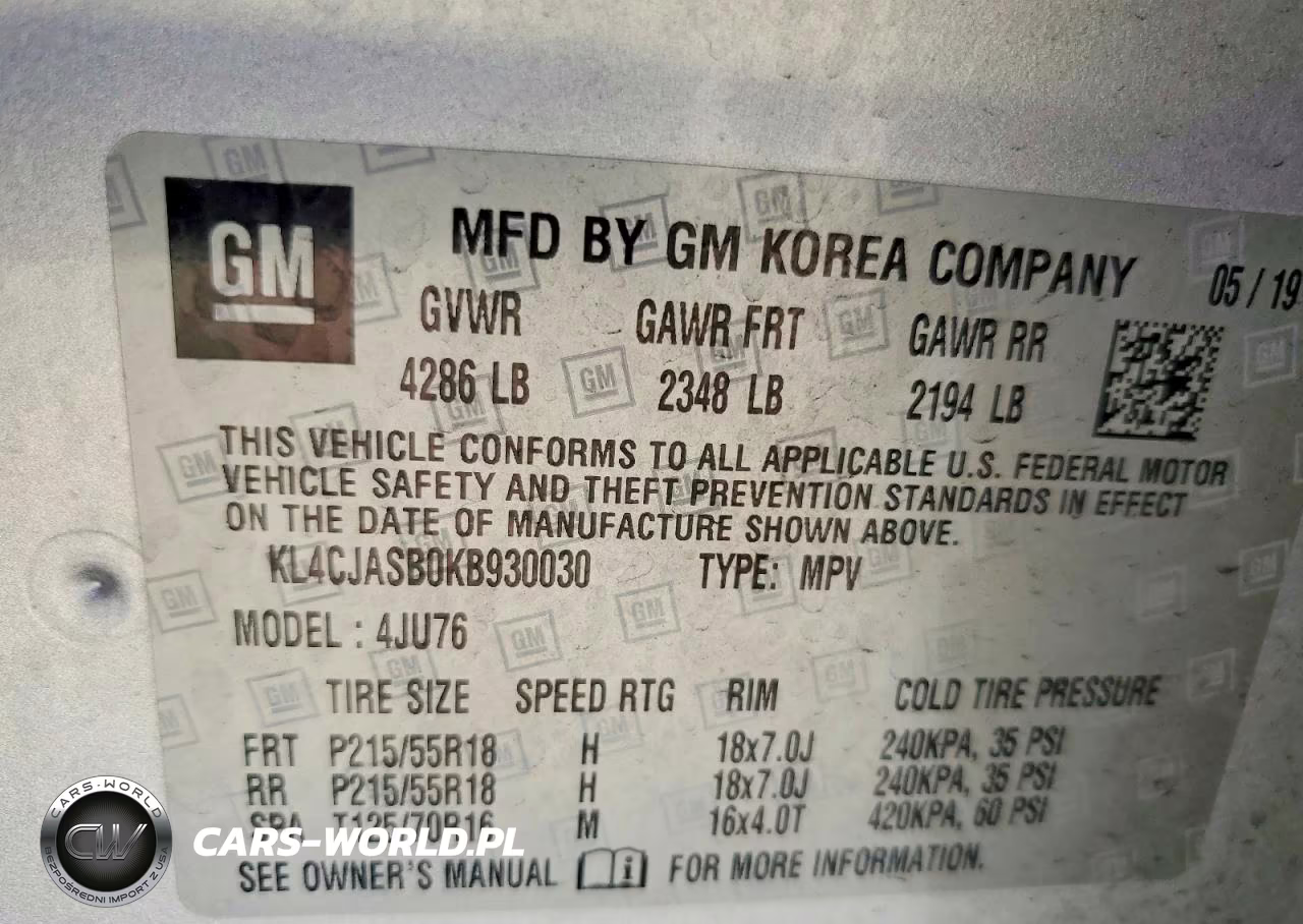 2019 Buick Encore Preferred VIN:KL4CJASB0KB930030 - 13