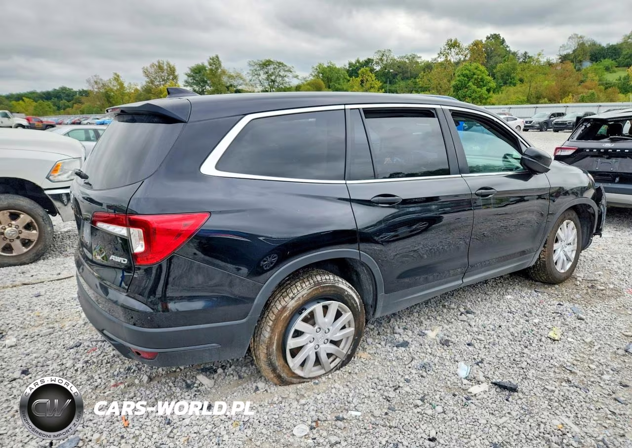 2021 Honda Pilot Lx VIN:5FNYF6H11MB012778 - 3