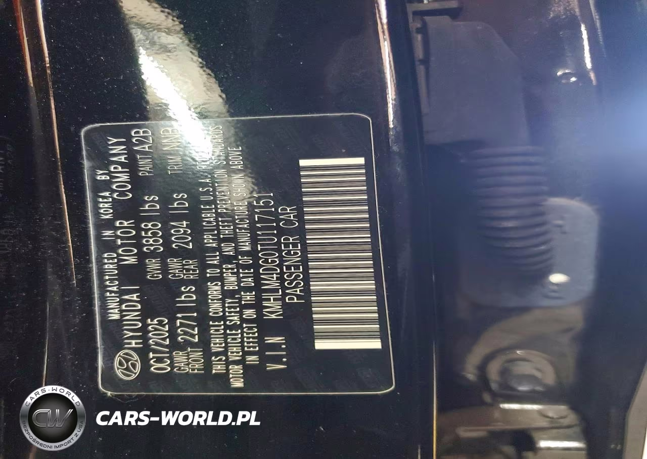 2026 Hyundai Elantra Sel Sport VIN:KMHLM4DG0TU117151 - 12