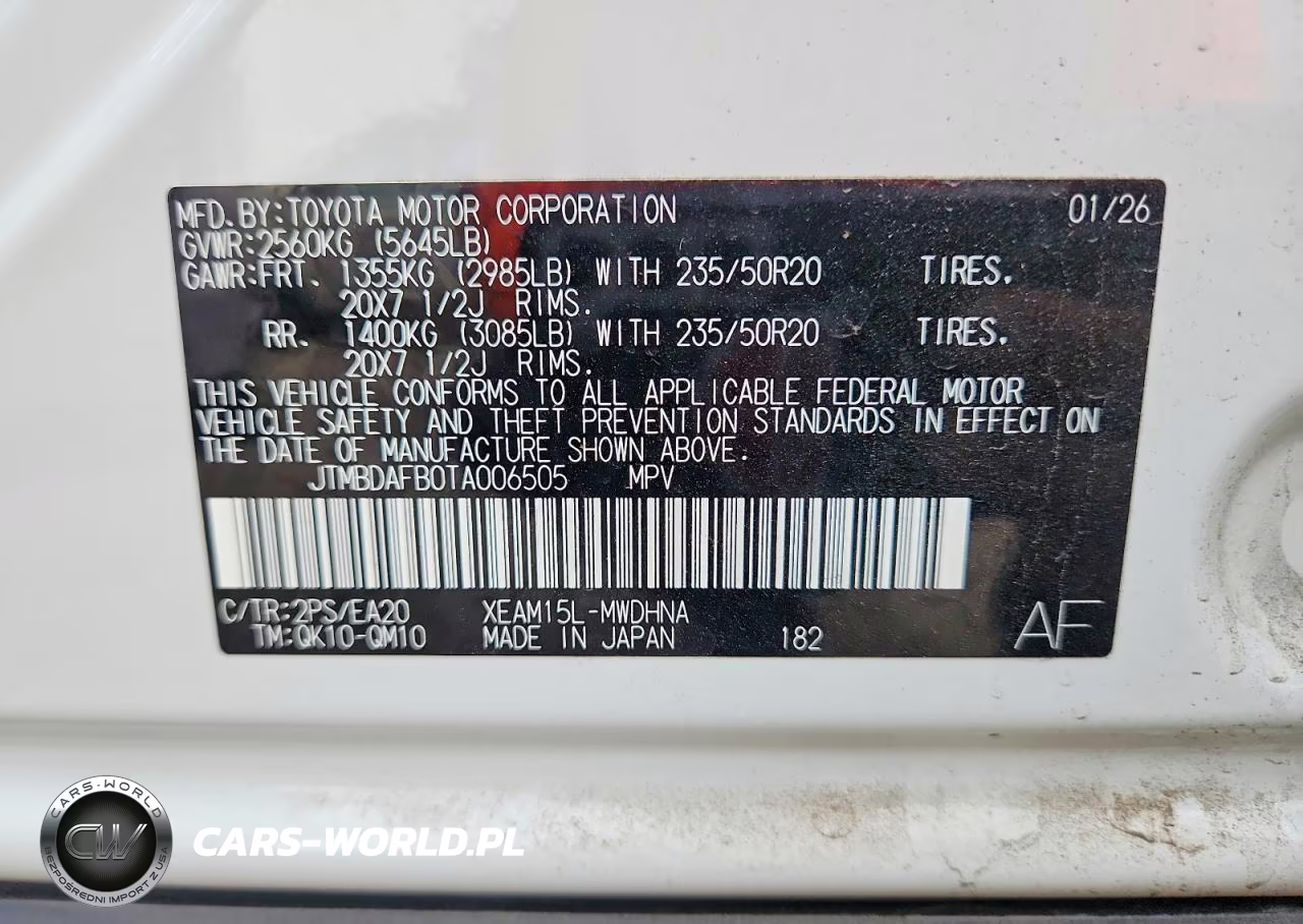2026 Toyota Bz Limited VIN:JTMBDAFB0TA006505 - 14