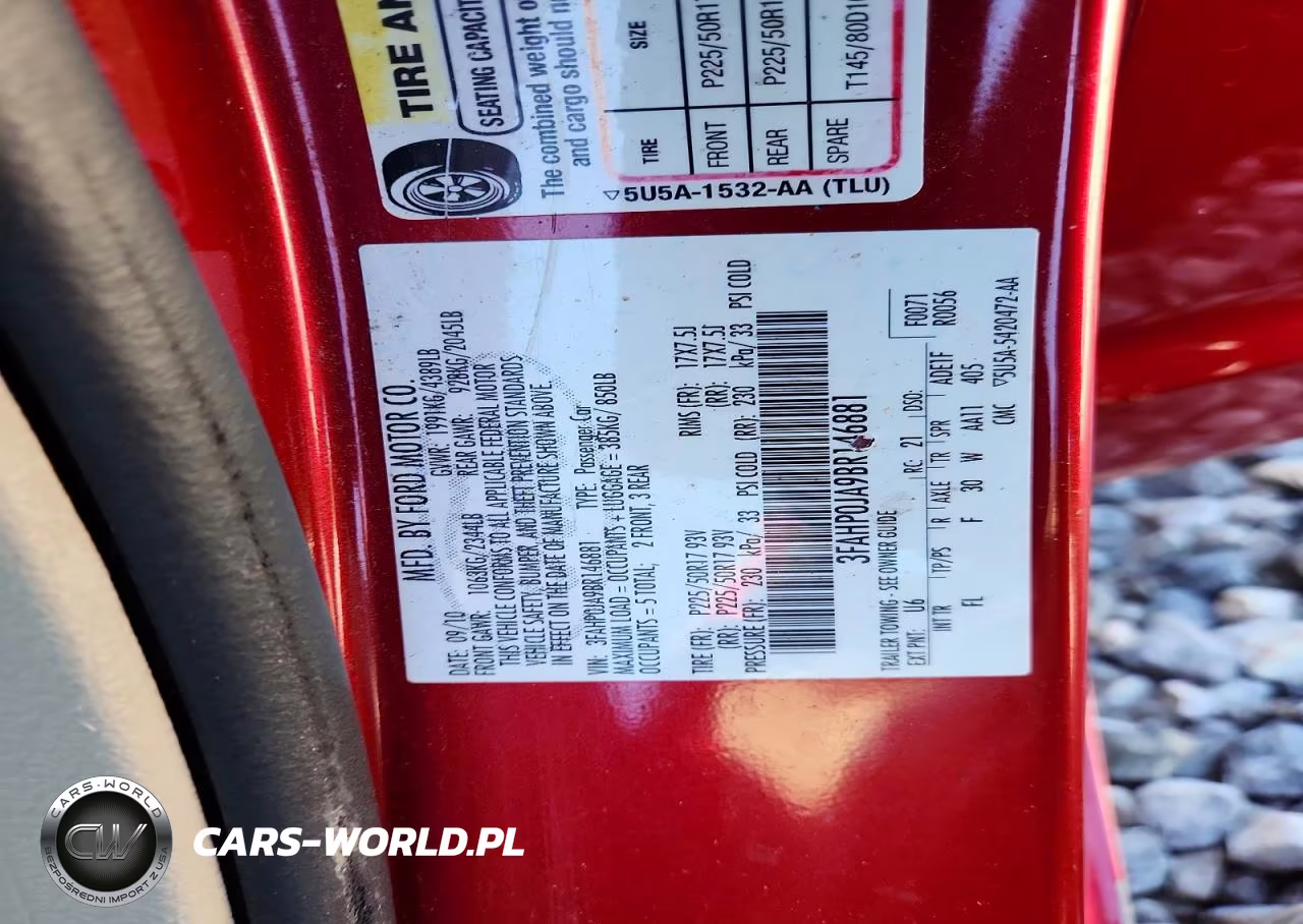 2011 Ford Fusion Sel VIN:3FAHP0JA9BR146881 - 12