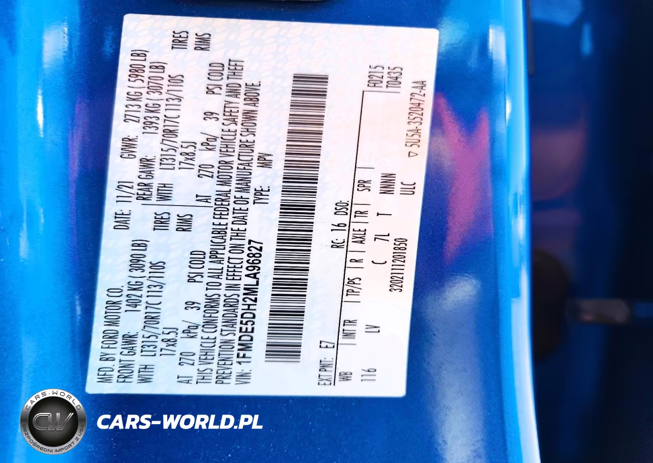 2021 Ford Bronco Base VIN:1FMDE5DH2MLA96827 - 12