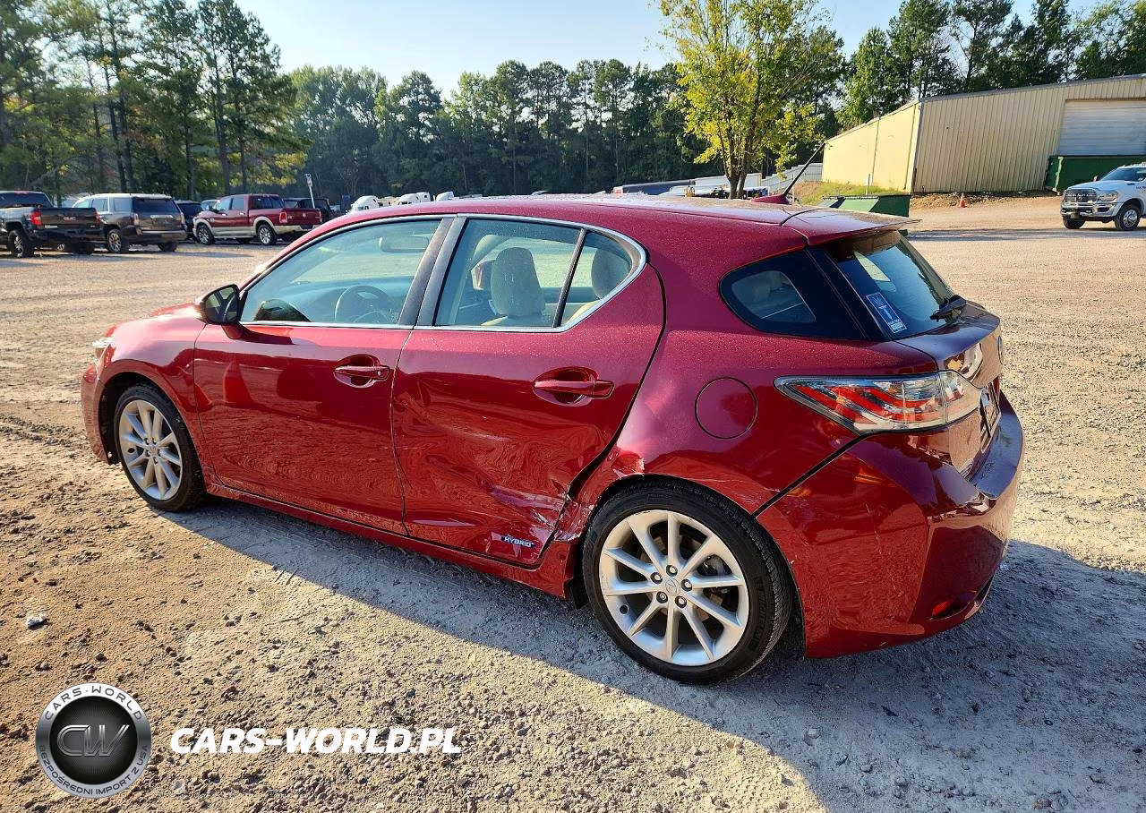 2013 Lexus Ct 200 VIN:JTHKD5BH2D2173296 - 2